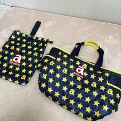 archivio 星柄トートバッグ・巾着バッグセット