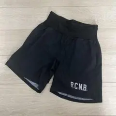 R.C.N.B. ブラックショートパンツ　ランニングウェア