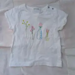 ラグマート　お花刺繍　Tシャツ