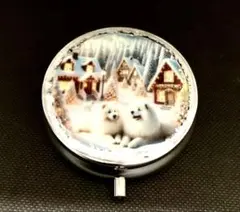 ハンドメイドピルケース(雪国のサムエド)