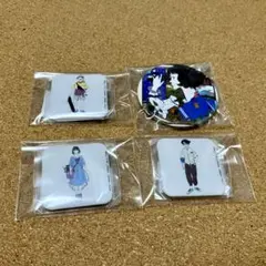四畳半神話体系 四畳半タイムマシンブルース 中村佑介 缶バッジ セット