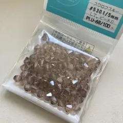 KIWA スワロフスキー #5301/5mm LT.ピーチS 100個入り