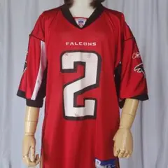 used M リーボック NFL アトランタ ファルコンズ メッシュゲームシャツ