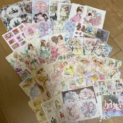 海外作家 ステッカー まとめ売り 紙モノ 40枚 a