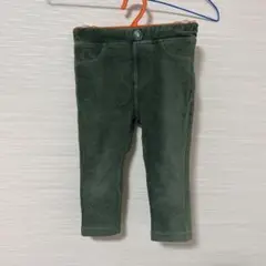 オリーブグリーン コーデュロイパンツ 80