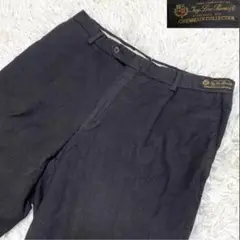 【美品✨】ロロピアーナ ダニエルクレミュ タックパンツ ブラウン系 36