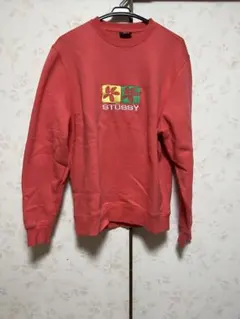 90's STUSSY パーカー モノグラム ビッグシルエット フロントロゴ