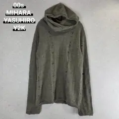 00s MIHARA YASUHIRO grange destroy knit