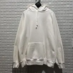 COMOLI 22SS コットン吊裏毛パーカー フーディ 白 3