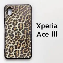 Xperia Ace Ⅲ ヒョウ柄 カバー アニマル ,
