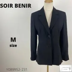 美品 SOIR BENIR テーラードジャケット 羽織り ブラックフォーマル M