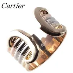 【新品仕上げ済】カルティエ 2C リング LM スリーカラー #51【9546】