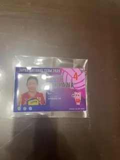 石川真佑 ネーションズリーグ アクリルカードキーホルダー バレーボール
