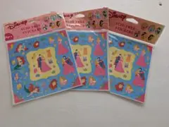 ディズニープリンセス　ステッカー　3枚