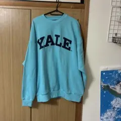 最安値 Yale University スウェット トレーナー 水色 メンズ
