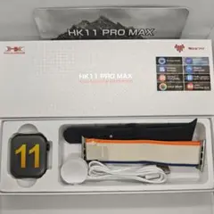 HK11 PRO MAX スマートウォッチ 本体カラーブラック