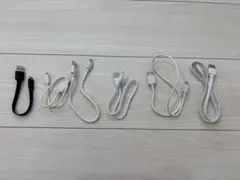 [現品限り]6本セット USB A to Type-Bホワイト充電ケーブル