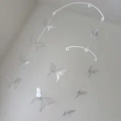 吊るしインテリア　シルバーラメ