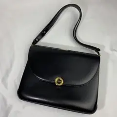 【美品⭐️】バリー 2way ショルダーバッグ 斜め掛け 金具 カーフレザー 黒
