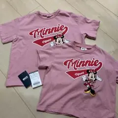 BREEZE キッズ ミニーマウス Tシャツ 100cm130cm 2枚セット