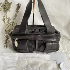 【希少】 Chloe ハンドバッグ トートバッグ ダークブラウン 保存袋付