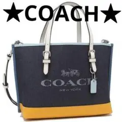 COACH❤デニムトートバッグ❤新品、未使用❤