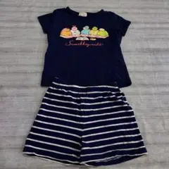 すみっコぐらし 半袖半パンセットパジャマ　110サイズ