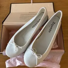 Repetto ホワイト フラットシューズ　38