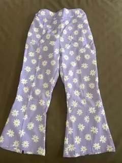 マイリトルワンダー　フレアパンツ　花柄　110 バースデイ