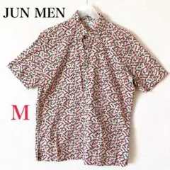 JUN MEN 半袖シャツ Mサイズ スカラップ