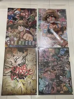 ワンピース　クリアファイル　４枚