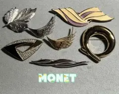 MONET モネ ブローチ 7点セット