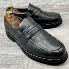 450【極美品】G.T.HAWKINS ローファー 黒26cm HB30012