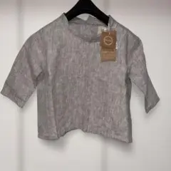 最終価格！コイル❤︎麻生地ショート丈トップス⭐︎未使用タグ付き！