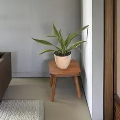 木製ブラウンスツール