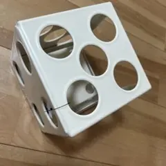 ホワイト サイコロ型 傘立て