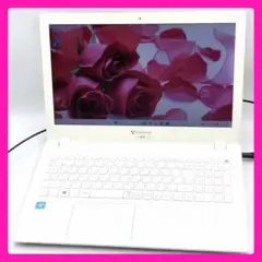 高速動作！ SSD搭載 Windows11 ノートパソコン ホワイト♥ カメラ付