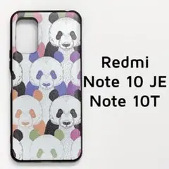 Redmi Note10JE/10T カバー カラフル パンダ