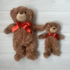 ハーベス くま ぬいぐるみ 大 小 セット