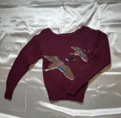 90s Ralph Lauren ボートネック ニットセーター