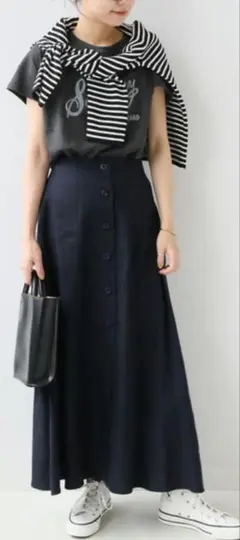 JOURNALSTANDARDrelumeリネンコットンヘリンボンフレアスカート