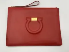 【美品】 Ferragamo フェラガモ クラッチ ポーチ バッグ