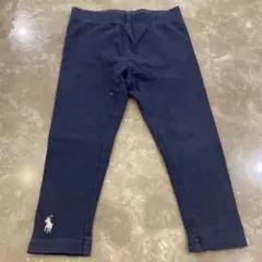 ネイビー ポロロゴ付き レギンス