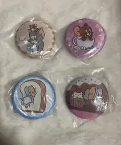 【 ４点セット 】TOM and JERRY ふぁぶりっく缶チャーム