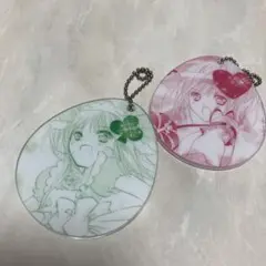 しゅごキャラ！ DMMくじ 両面アクリルキーホルダー