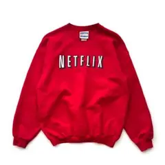 00sヴィンテージ｜旧ロゴNetflix スウェットシャツ [M]
