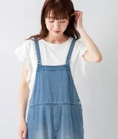 アーバンリサーチサニーレーベル『WEB限定』フリルスリーブプルオーバー オフ色