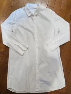 ZARA★ザラ★ロングシャツ★白★長袖シャツ★トップス