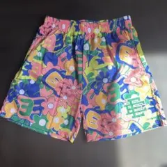 カラフル花柄バスケットパンツ Mサイズ