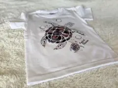 【沖縄限定/紅型】Tropical Okinawa ウミガメ Tシャツ（100）
